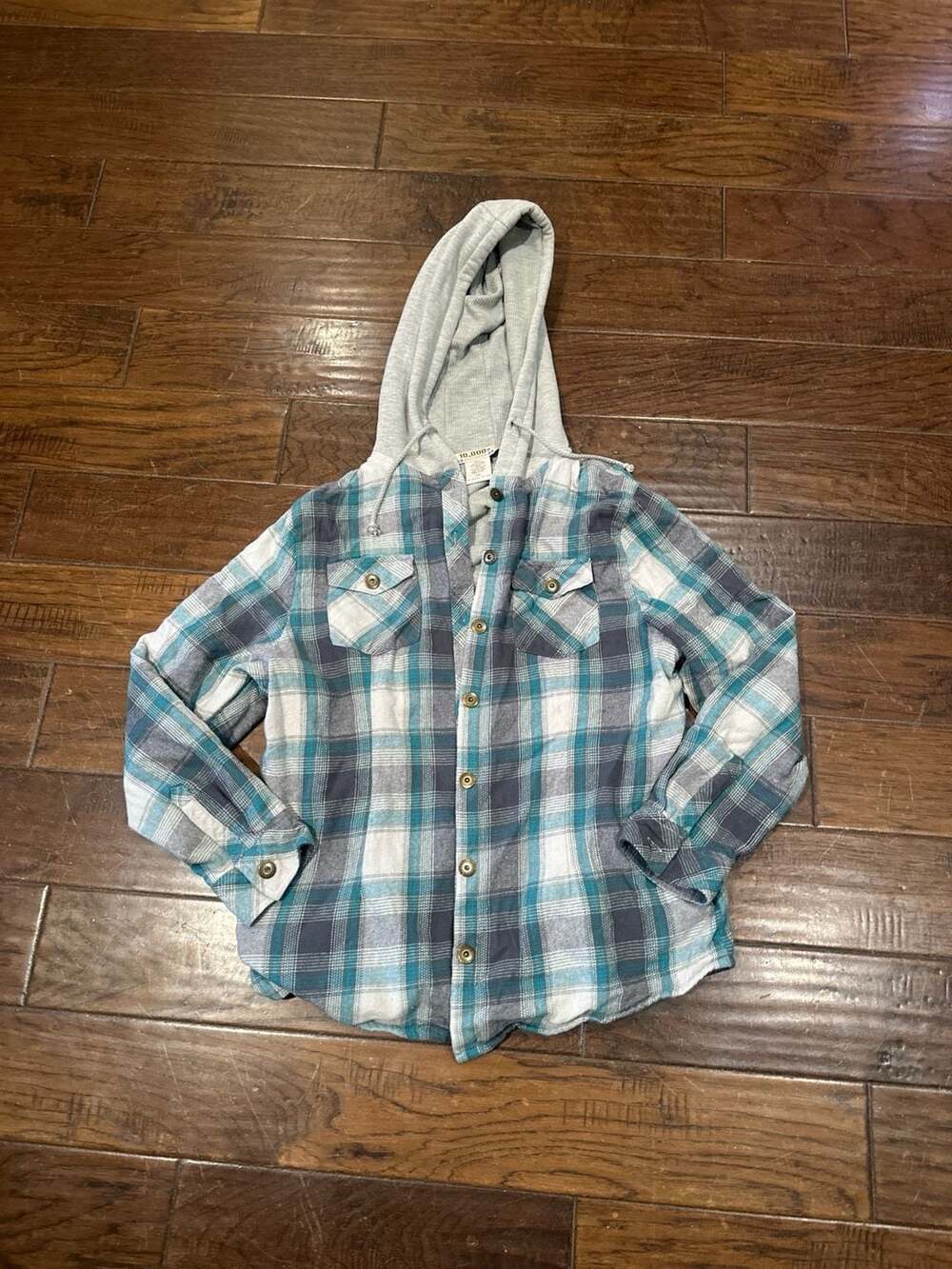 10,000 ft‎ Above Sea Level Hooded Thermal Lined Flannel Shirt XXL